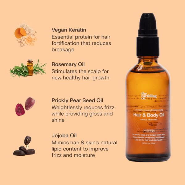 Hair & Body Oil for Repair & Strength